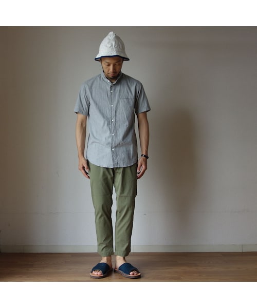 FOB FACTORY(エフオービーファクトリー)の「【2016夏の新作】F.O.B FACTORY エフオービーファクトリー F0403 CARLO ARMY TROUSERS カルロアーミートラウザー O.D オリーブドラブ(その他パンツ・メンズ・その他)」の5枚目の写真