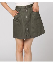 PAGEBOY | 前ボタン台形スカート(スカート)