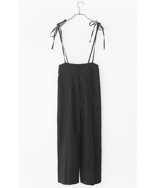 DHOLIC（ディーホリック）の「2WAYショルダーストラップワイドパンツ（その他パンツ・レディース・ベージュ/カーキ/ブラック・FREE）」の2枚目の写真