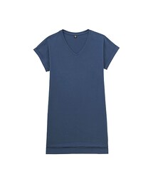 UNIQLO | WOMEN ロングVネックT（半袖）(Tシャツ/カットソー)