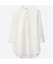 UNIQLO | レーヨンエアリースタンドブラウス（7分袖）(シャツ/ブラウス)