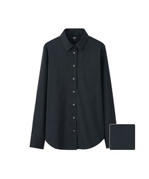 UNIQLO | WOMEN スーピマコットンストレッチシャツ(長袖)(シャツ/ブラウス)