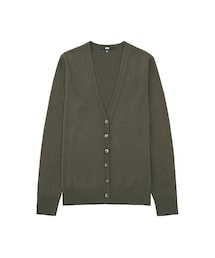 UNIQLO | WOMEN エクストラファインメリノVネックカーディガン（長袖）(ニット/セーター)