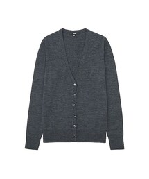 UNIQLO | WOMEN エクストラファインメリノVネックカーディガン（長袖）(ニット/セーター)
