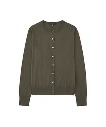 UNIQLO | WOMEN エクストラファインメリノクルーネックカーディガン(長袖)(ニット/セーター)