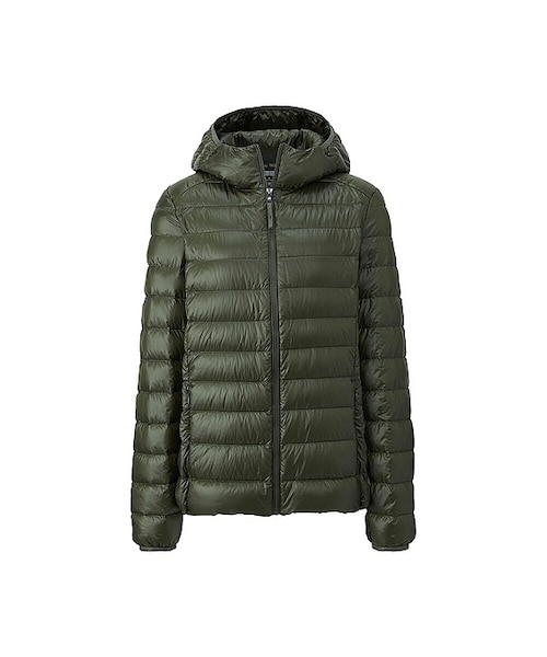 UNIQLO（ユニクロ）の「WOMEN ウルトラライトダウンパーカ（ダウンジャケット/コート・レディース・GREEN 55/BLACK 09/LIGHT GRAY 02/RED 13/BEIGE 32/OLIVE 57・L/M/XL/S）」の5枚目の写真