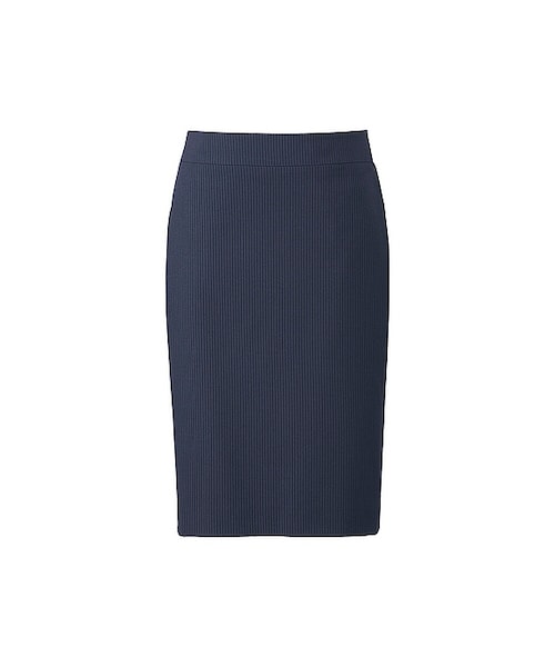 UNIQLO（ユニクロ）の「WOMEN ストレッチスカート＋E（スカート・レディース・GRAY 05/BLACK 09/DARK GRAY 08/NAVY 69・70/67/76/73/58/55/61/64）」の4枚目の写真