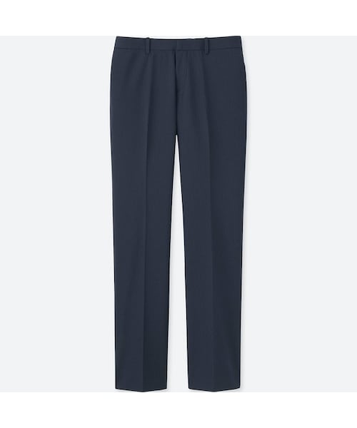 UNIQLO（ユニクロ）の「ストレッチパンツ（無地・ストライプ）（その他パンツ・レディース・GRAY 05/BLACK 09/DARK GRAY（ストライプ） 08/NAVY（ストライプ） 69・58/64/79/73/55/67/61/76/70）」の4枚目の写真