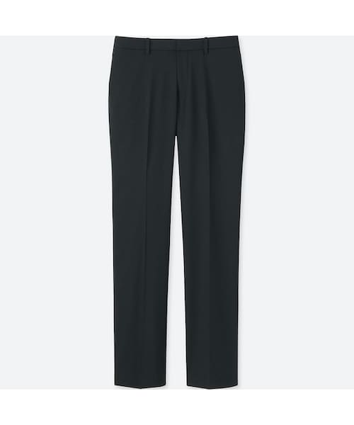 UNIQLO（ユニクロ）の「ストレッチパンツ（無地・ストライプ）（その他パンツ・レディース・GRAY 05/BLACK 09/DARK GRAY（ストライプ） 08/NAVY（ストライプ） 69・58/64/79/73/55/67/61/76/70）」の2枚目の写真