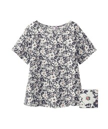 UNIQLO | WOMEN リバティロンドンプレミアムリネンTブラウス（半袖）(シャツ/ブラウス)
