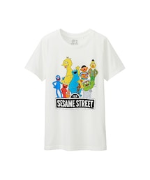 UNIQLO | WOMEN セサミストリートグラフィックT（半袖）(Tシャツ/カットソー)