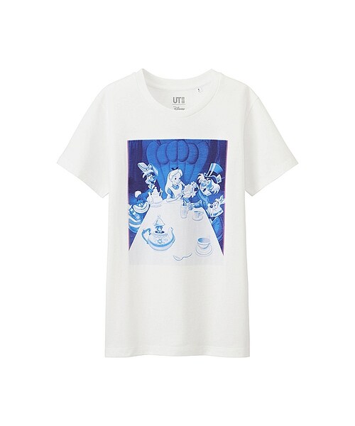 UNIQLO（ユニクロ）の「ディズニープロジェクトグラフィックT（半袖）（Tシャツ/カットソー・レディース・PINK 11/WHITE 00・M/L/3XL/S/XXL/XS/XL）」の2枚目の写真
