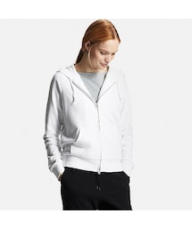 UNIQLO | WOMEN スウェットフルジップパーカ（長袖）(パーカー)