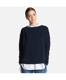 UNIQLO | WOMEN スウェットプルオーバー（長袖）(パーカー)