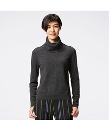 UNIQLO | WOMEN カシミヤタートルネックセーター（長袖）(ニット/セーター)