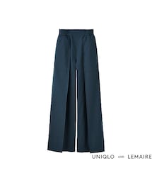 UNIQLO | WOMEN オックスフォードワイドパンツ＋E(その他パンツ)
