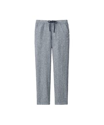 UNIQLO | WOMEN コットンリネンイージーパンツ（シャンブレー）(その他パンツ)