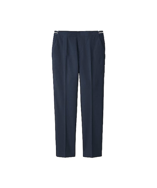 UNIQLO（ユニクロ）の「WOMEN コットンフィールアンクルパンツ（その他パンツ・レディース・BEIGE 32/NAVY 69/BLUE 68/BLACK 09/NATURAL 30・S/L/XL/M）」の4枚目の写真
