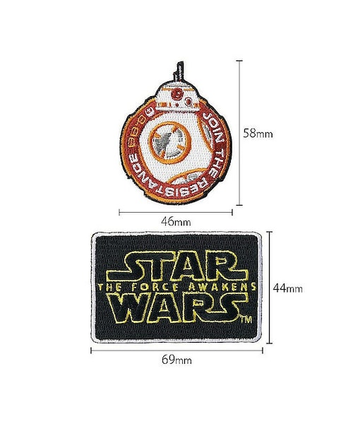 ユニクロ ユニクロ の スター ウォーズワッペン バッジ Wear