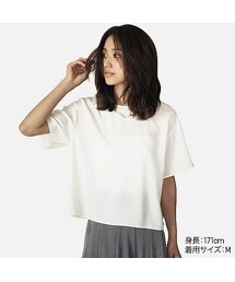 UNIQLO | WOMEN クレープTブラウス（半袖）(シャツ/ブラウス)