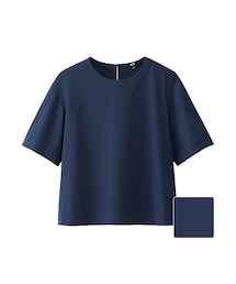 UNIQLO | WOMEN エクストラファインコットンフレアブラウス（半袖）(シャツ/ブラウス)