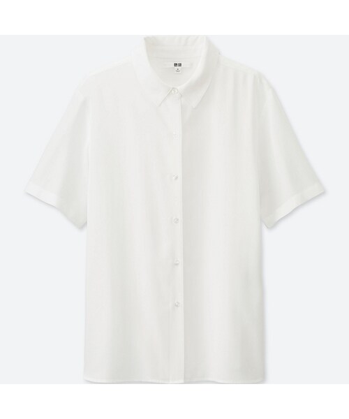 専用2点 UNIQLO（ユニクロ）の「レーヨンエアリーブラウス（半袖