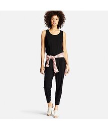 UNIQLO | クルーネックオールインワン(ワンピース)