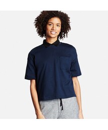 UNIQLO | WOMEN クロップドクルーネックT（半袖）(Tシャツ/カットソー)