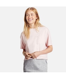 UNIQLO | WOMEN クロップドクルーネックT（半袖）(Tシャツ/カットソー)
