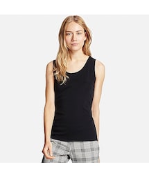 UNIQLO | WOMEN スーピマコットンタンクトップ(Tシャツ/カットソー)
