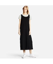 UNIQLO | WOMEN コットンマキシワンピース（ノースリーブ）(ワンピース)