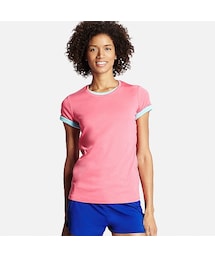 UNIQLO | WOMEN スーピマコットンクルーネックT（半袖）(Tシャツ/カットソー)