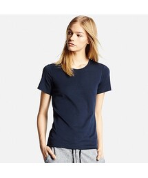 UNIQLO | WOMEN スーピマコットンクルーネックT（半袖）(Tシャツ/カットソー)