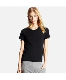 UNIQLO | WOMEN スーピマコットンクルーネックT（半袖）(Tシャツ/カットソー)