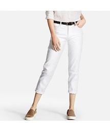 UNIQLO | WOMEN スリムボーイフレンドフィットアンクルジーンズ(デニムパンツ)