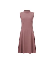 UNIQLO | WOMEN コットンモダールフレアワンピース（ノースリーブ）(ワンピース)