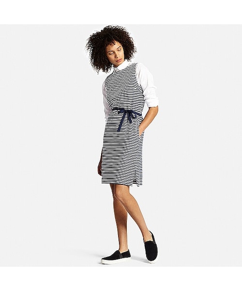 UNIQLO（ユニクロ）の「WOMEN ジャカードボーダーワンピース