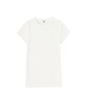 ユニクロ | WOMEN リブクルーネックT（半袖）(T恤)