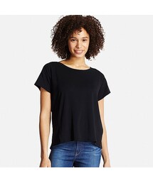 UNIQLO | WOMEN エアリズムラウンドネックT（半袖）(Tシャツ/カットソー)