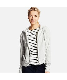 UNIQLO | WOMEN UVカットフルジップパーカ（長袖）(パーカー)