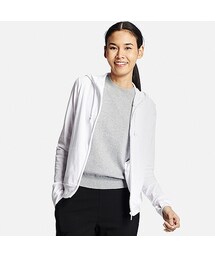 UNIQLO | WOMEN UVカットフルジップパーカ（長袖）(パーカー)