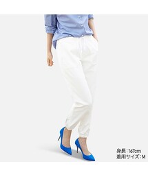 UNIQLO | WOMEN デニムジョガーパンツ（レングス67～70cm）(その他パンツ)