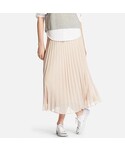 ユニクロ | WOMEN シフォンプリーツスカート(裙子)