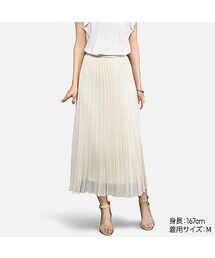 UNIQLO | WOMEN シフォンプリーツスカート(スカート)