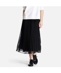 ユニクロ | WOMEN シフォンプリーツスカート(裙子)