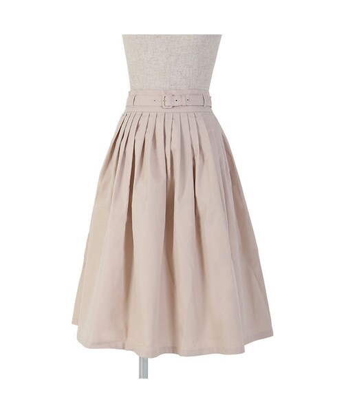 an another angelus(アンアナザーアンジェラス)の「ベルト付きタックスカート/an another angelus(スカート・レディース・その他)」の4枚目の写真