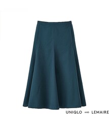 UNIQLO | WOMEN シアサッカーフレアスカート＋E(スカート)