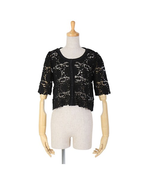 an another angelus（アンアナザーアンジェラス）の「ケミカル総レースカーディガン/F&A（カーディガン/ボレロ・レディース・その他）」の3枚目の写真