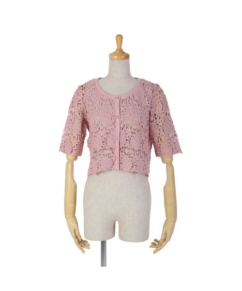 an another angelus（アンアナザーアンジェラス）の「ケミカル総レースカーディガン/F&A（カーディガン/ボレロ・レディース・その他）」の4枚目の写真