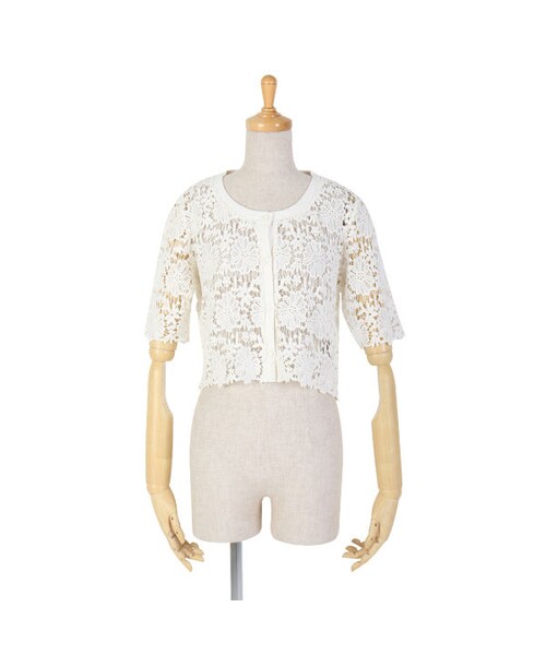 an another angelus（アンアナザーアンジェラス）の「ケミカル総レースカーディガン/F&A（カーディガン/ボレロ・レディース・その他）」の2枚目の写真